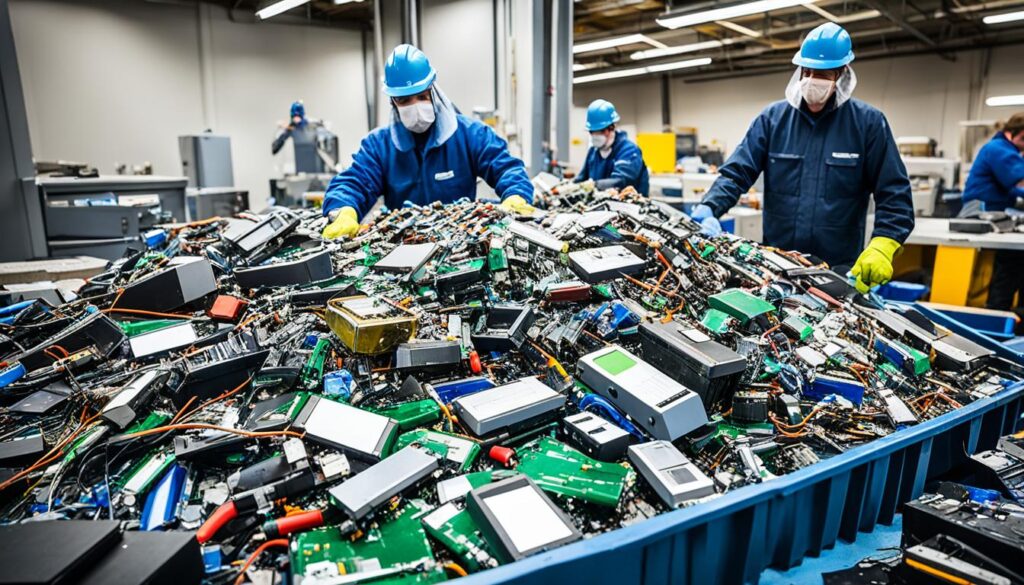 Electronic waste removal and disposal